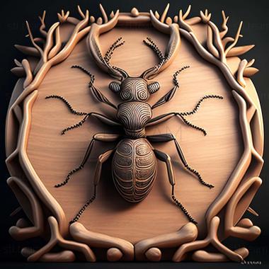 3D модель Pheidole aberrans (STL)